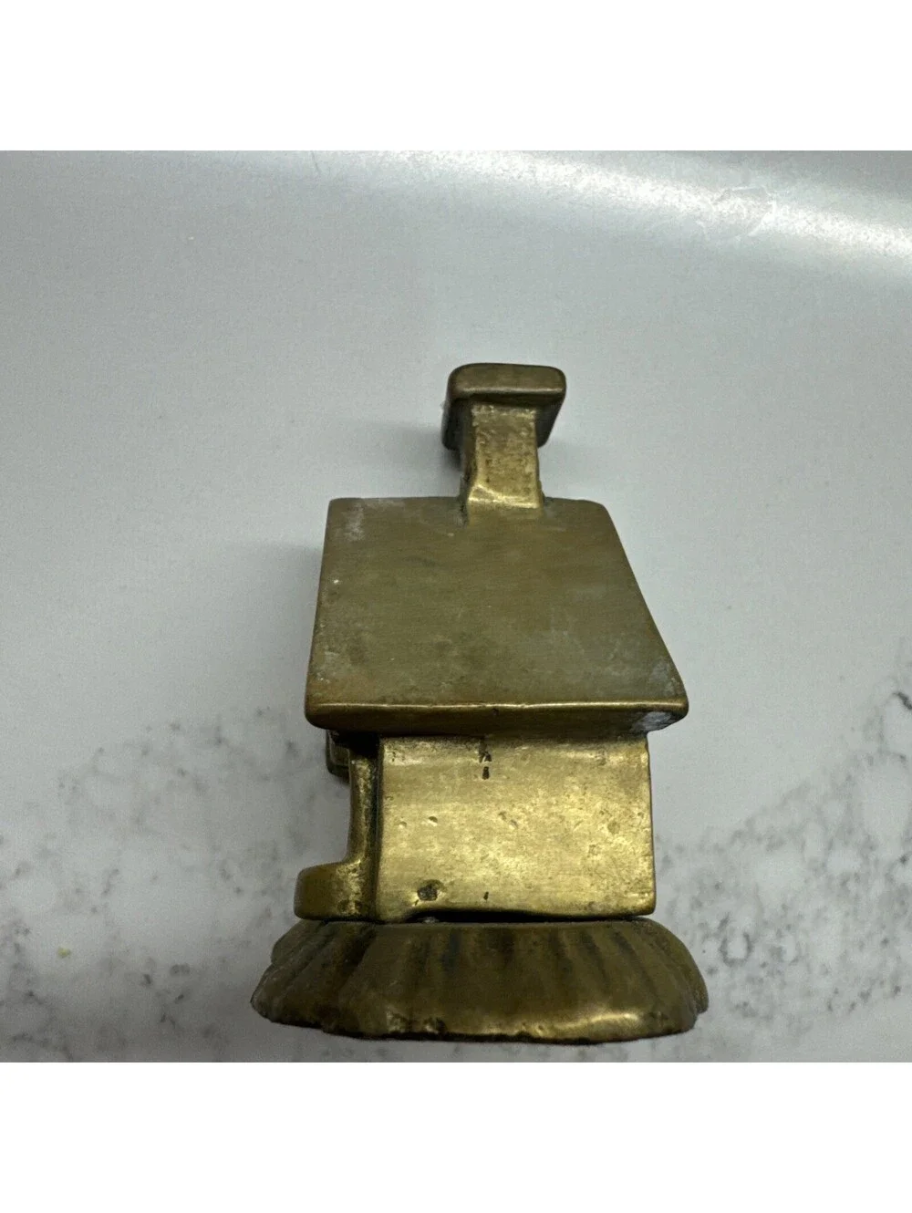 vintage cast brass cottage house
